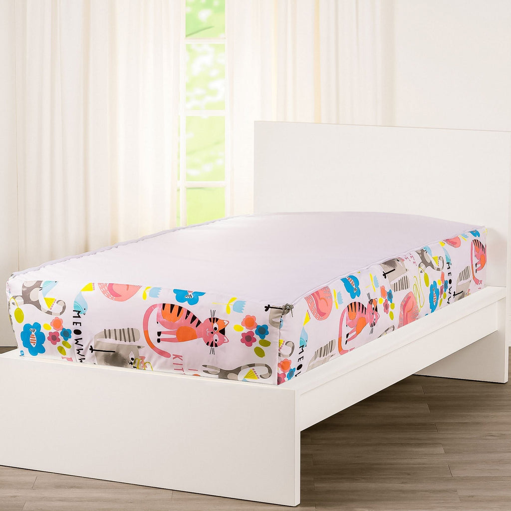 Parure de lit de luxe avec fermeture éclair Siscovers I Heart Cats Bunkie