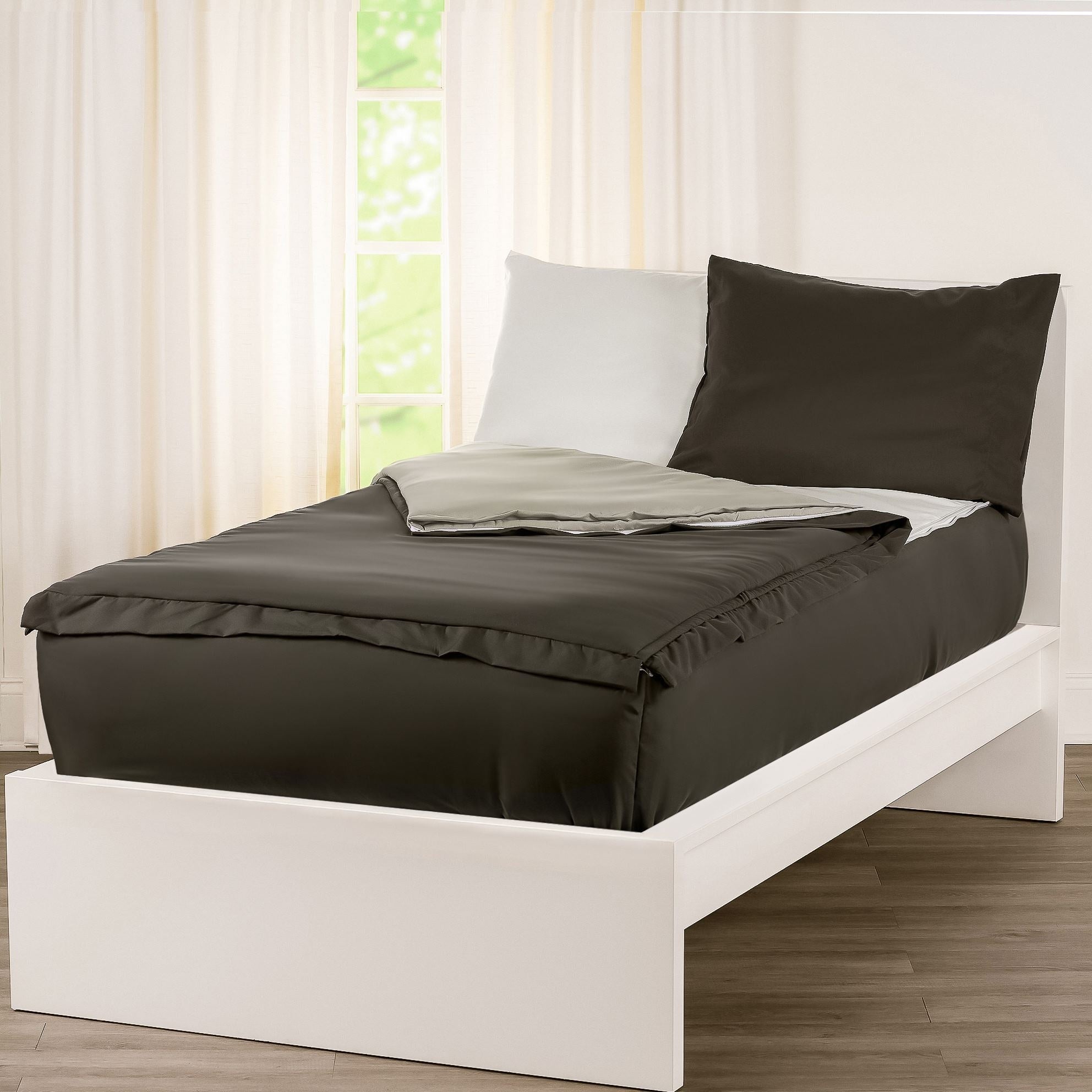 Parure de lit de luxe avec fermeture éclair Siscovers Pewter Bunkie