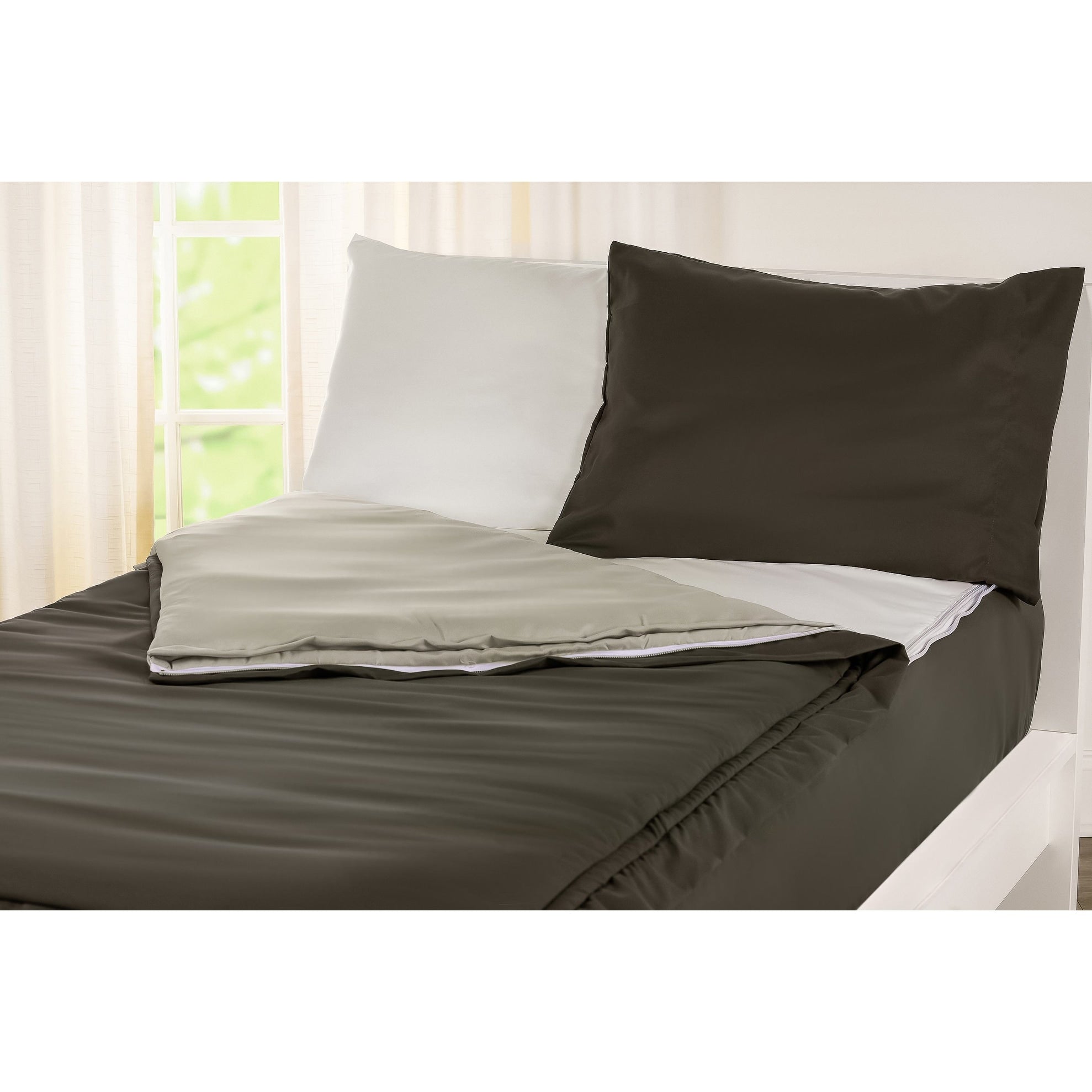 Parure de lit de luxe avec fermeture éclair Siscovers Pewter Bunkie