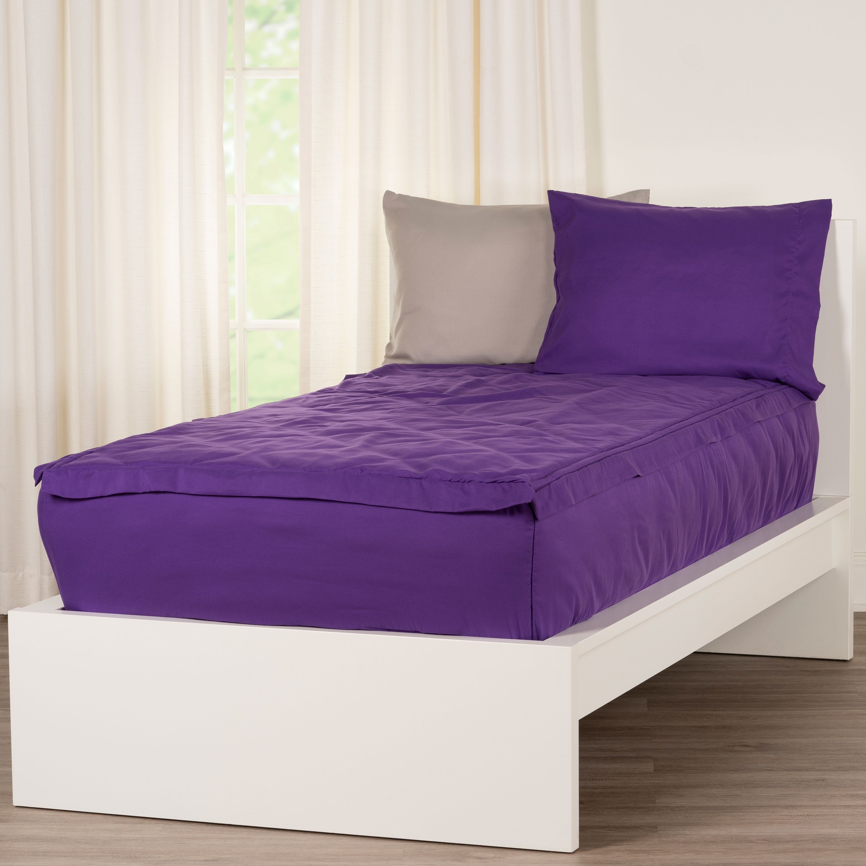 Parure de lit de luxe à fermeture éclair Siscovers Purple Bunkie