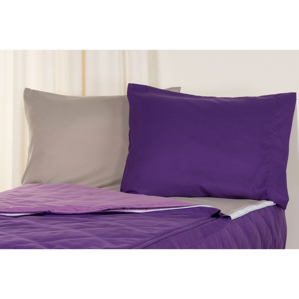 Parure de lit de luxe à fermeture éclair Siscovers Purple Bunkie