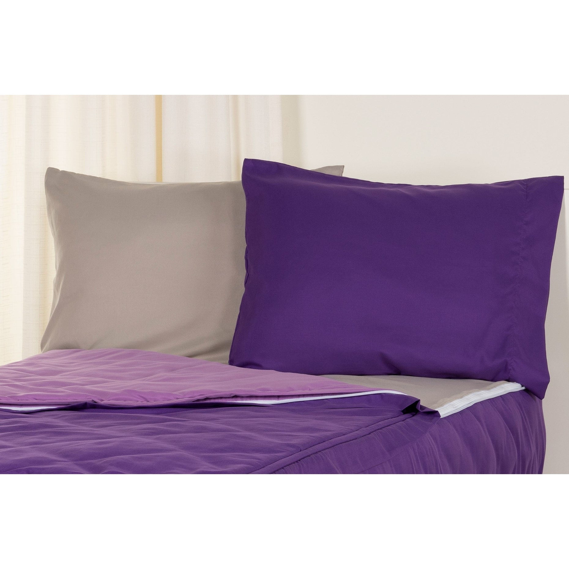 Parure de lit de luxe à fermeture éclair Siscovers Purple Bunkie