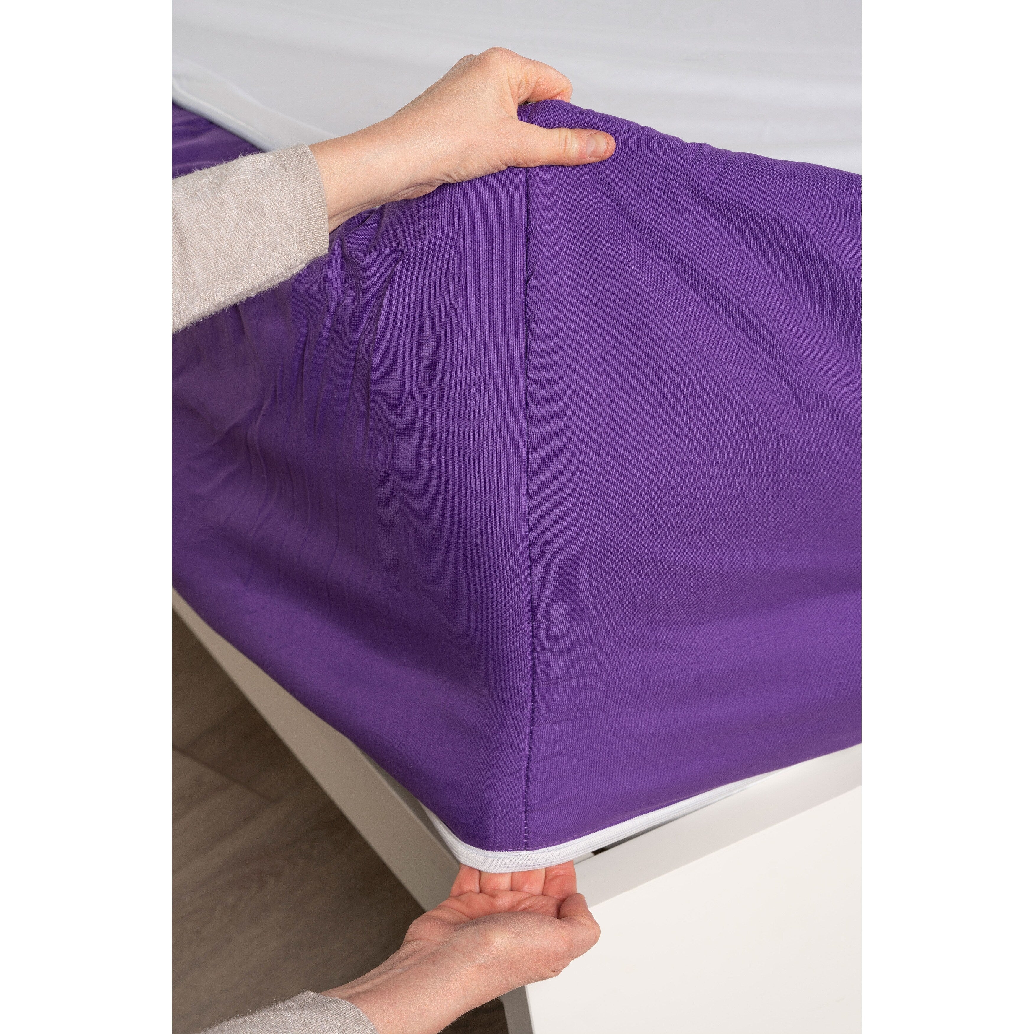 Parure de lit de luxe à fermeture éclair Siscovers Purple Bunkie