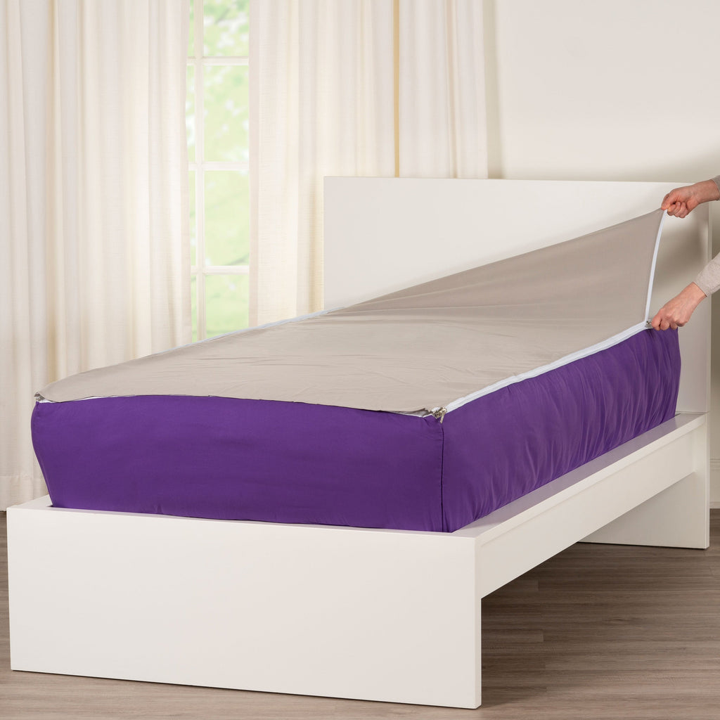 Parure de lit de luxe à fermeture éclair Siscovers Purple Bunkie