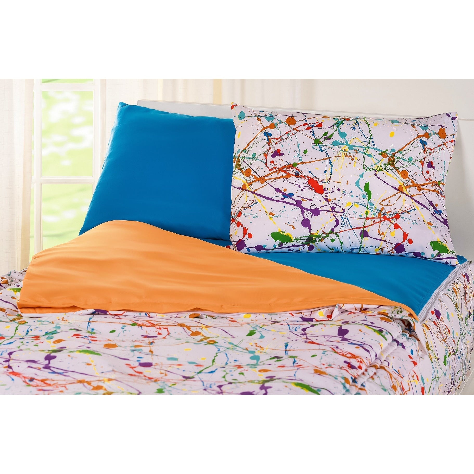 Parure de lit de luxe à fermeture éclair Siscovers Splashed and Splattered Bunkie
