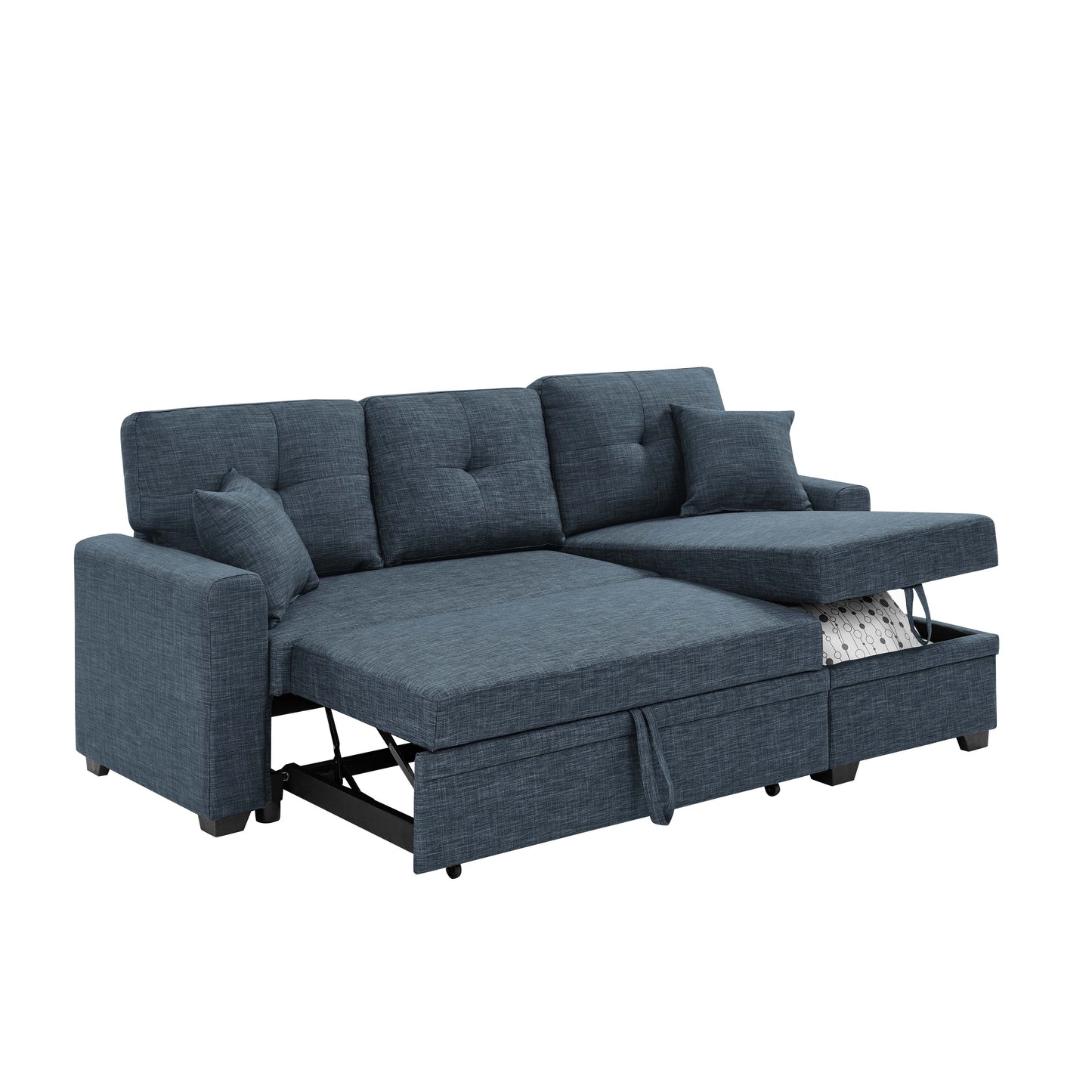 Canapé-lit avec rembourrage - 85,5 - 54 P x 84 L x 35 H