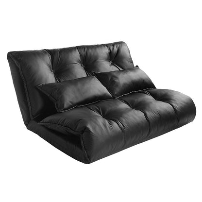 Canapé-lit futon pliable réglable Nestfair avec 2 oreillers