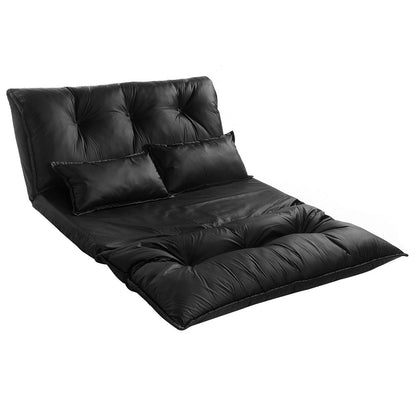Canapé-lit futon pliable réglable Nestfair avec 2 oreillers
