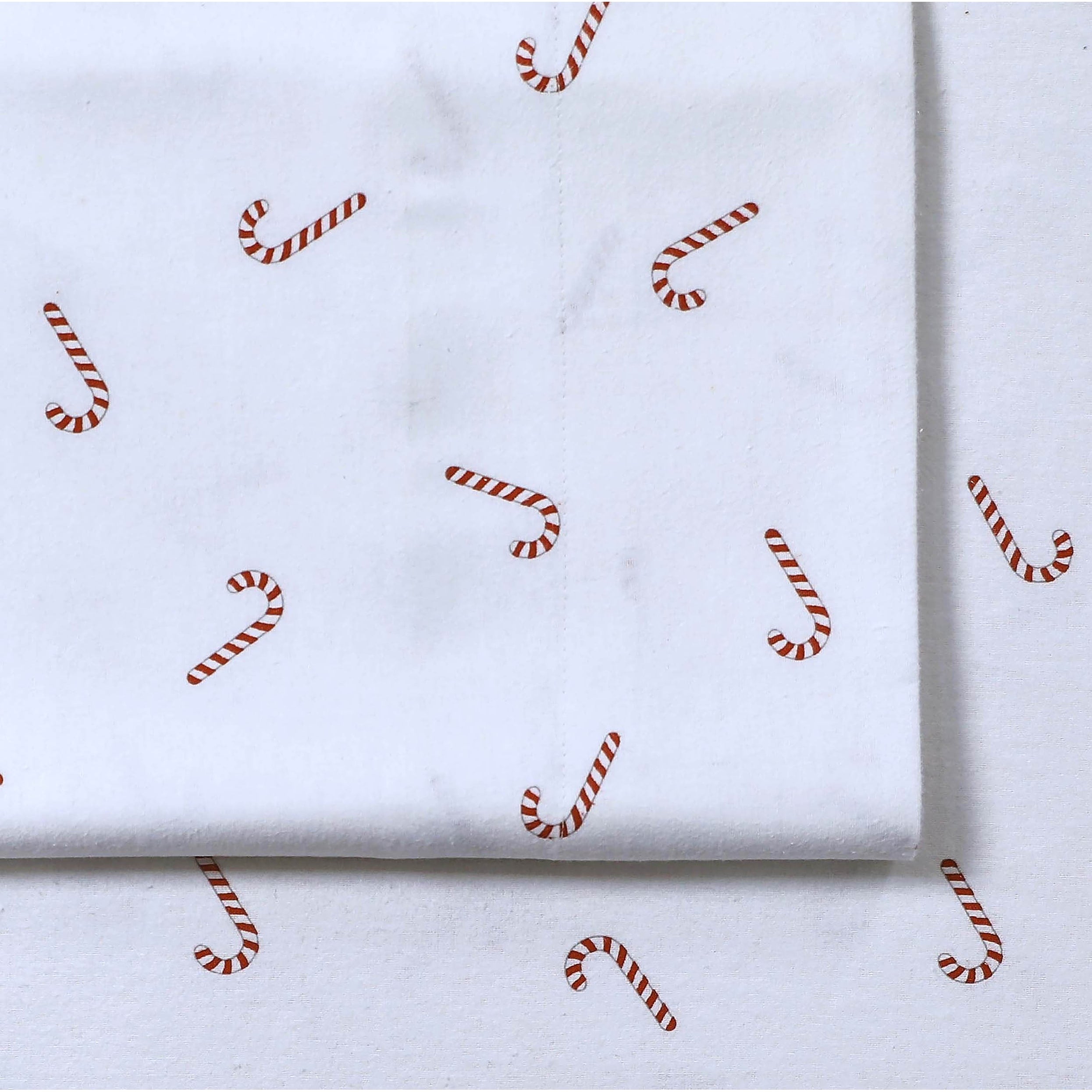 Parure de draps à poches extra profondes en flanelle de coton douce 170 g/m² imprimée