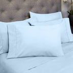 Ensemble de draps 7 pièces en microfibre brossée douce pour lit king size - 4 taies d'oreiller