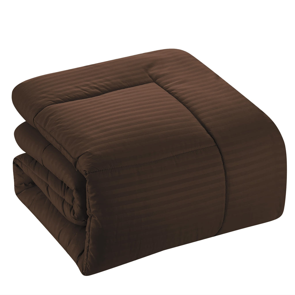 Parure de lit alternative 8 pièces en tissu doux Dobby avec draps