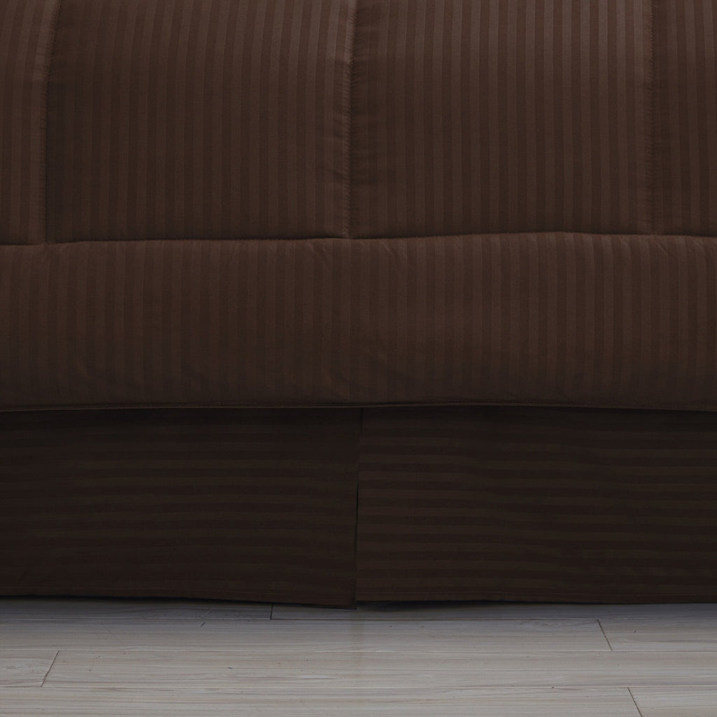 Parure de lit alternative 8 pièces en tissu doux Dobby avec draps