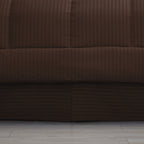 Parure de lit alternative 8 pièces en tissu doux Dobby avec draps