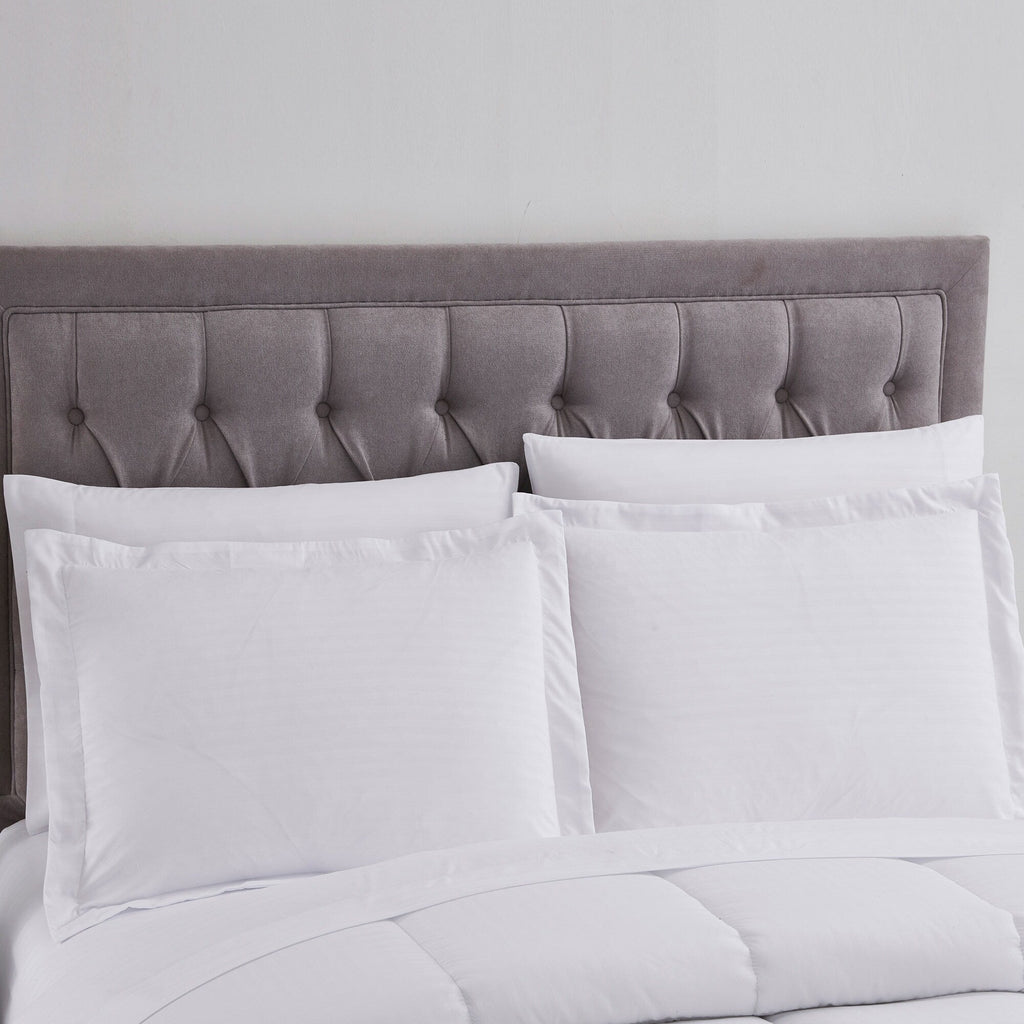 Parure de lit alternative 8 pièces en tissu doux Dobby avec draps