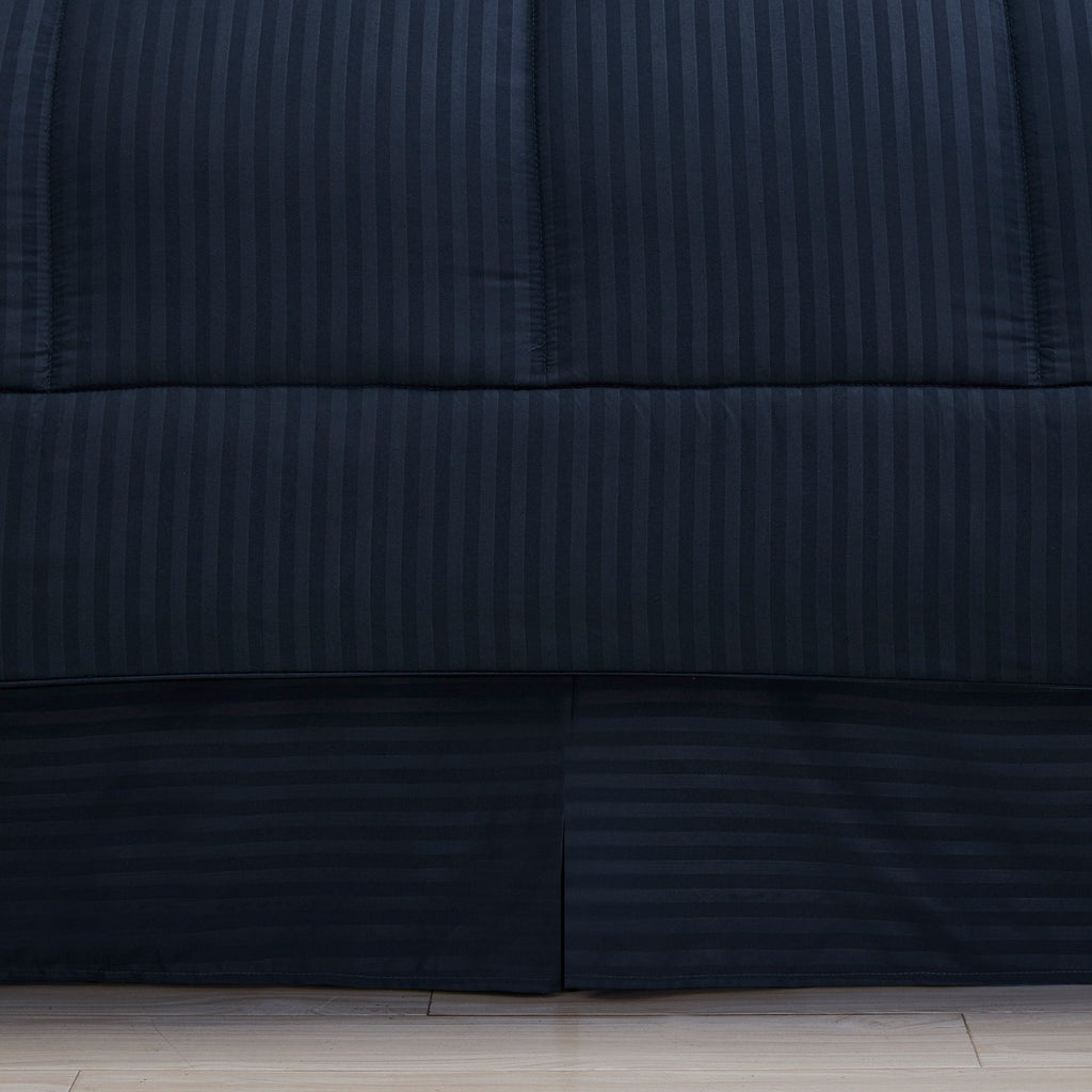 Parure de lit alternative 8 pièces en tissu doux Dobby avec draps