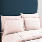 Parure de lit alternative 8 pièces en tissu doux Dobby avec draps