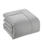 Parure de lit alternative 8 pièces en tissu doux Dobby avec draps