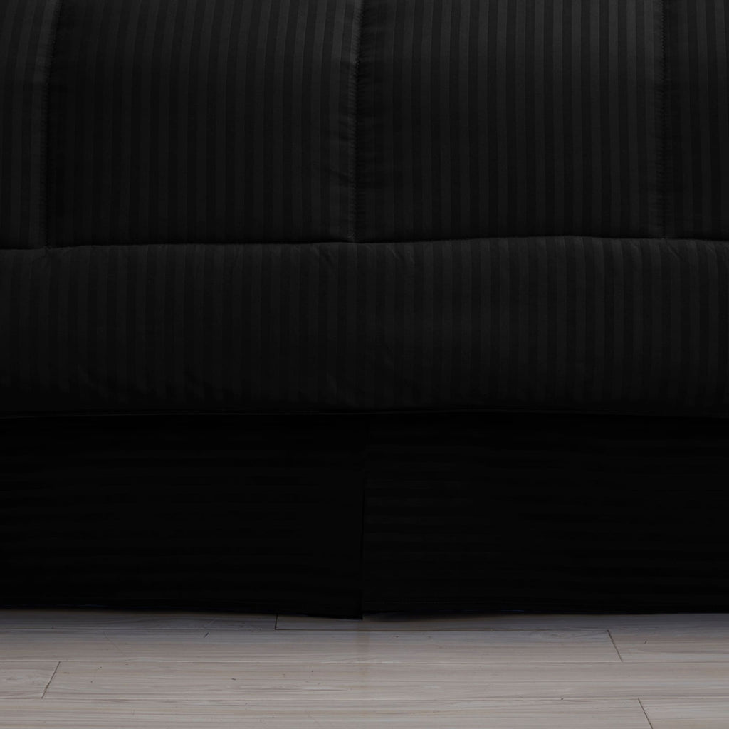 Parure de lit alternative 8 pièces en tissu doux Dobby avec draps