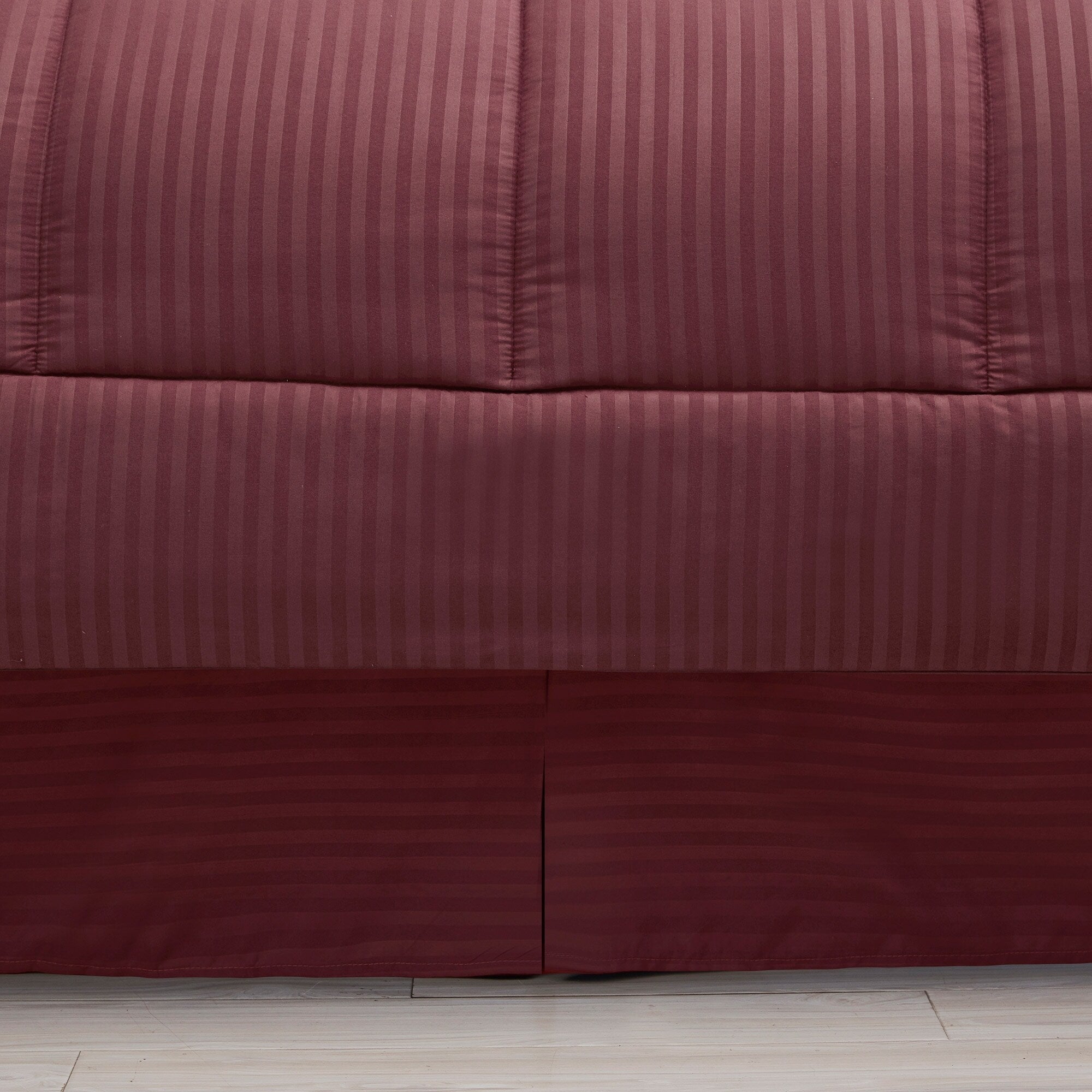 Parure de lit alternative 8 pièces en tissu doux Dobby avec draps