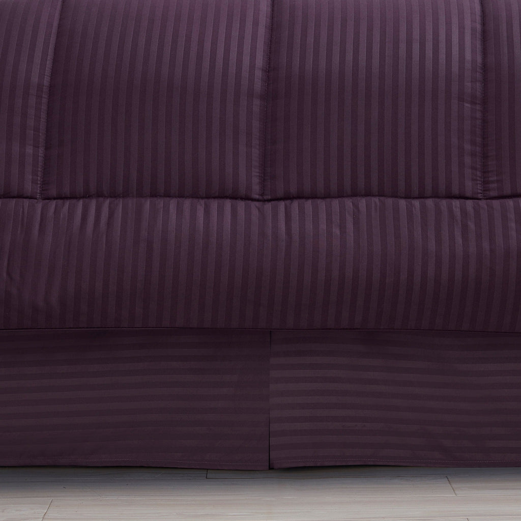 Parure de lit alternative 8 pièces en tissu doux Dobby avec draps