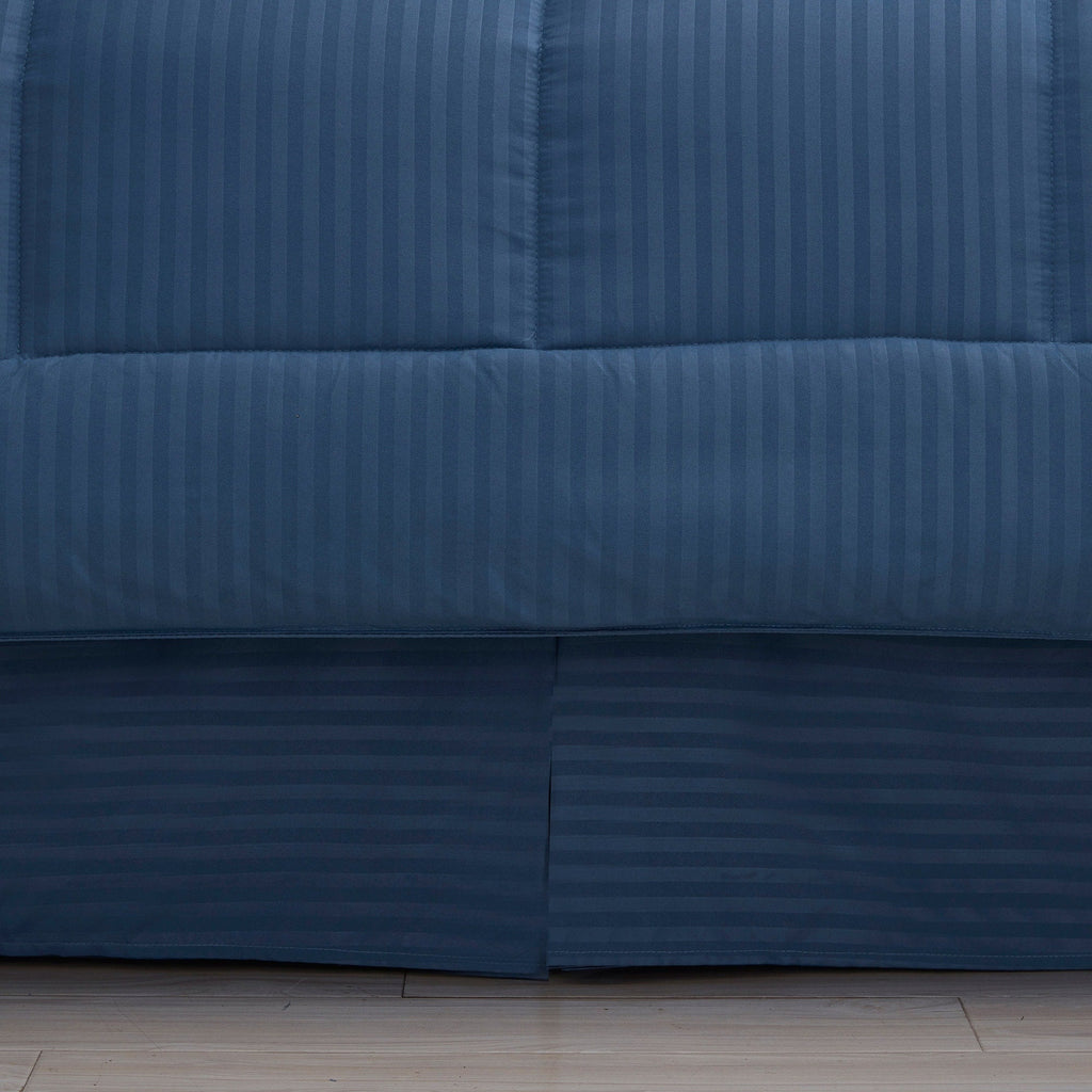 Parure de lit alternative 8 pièces en tissu doux Dobby avec draps