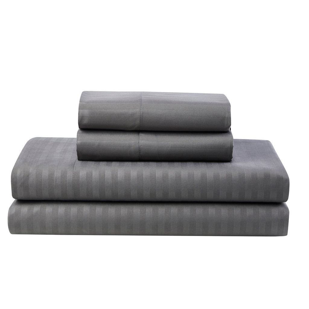 Parure de lit alternative 8 pièces en tissu doux Dobby avec draps
