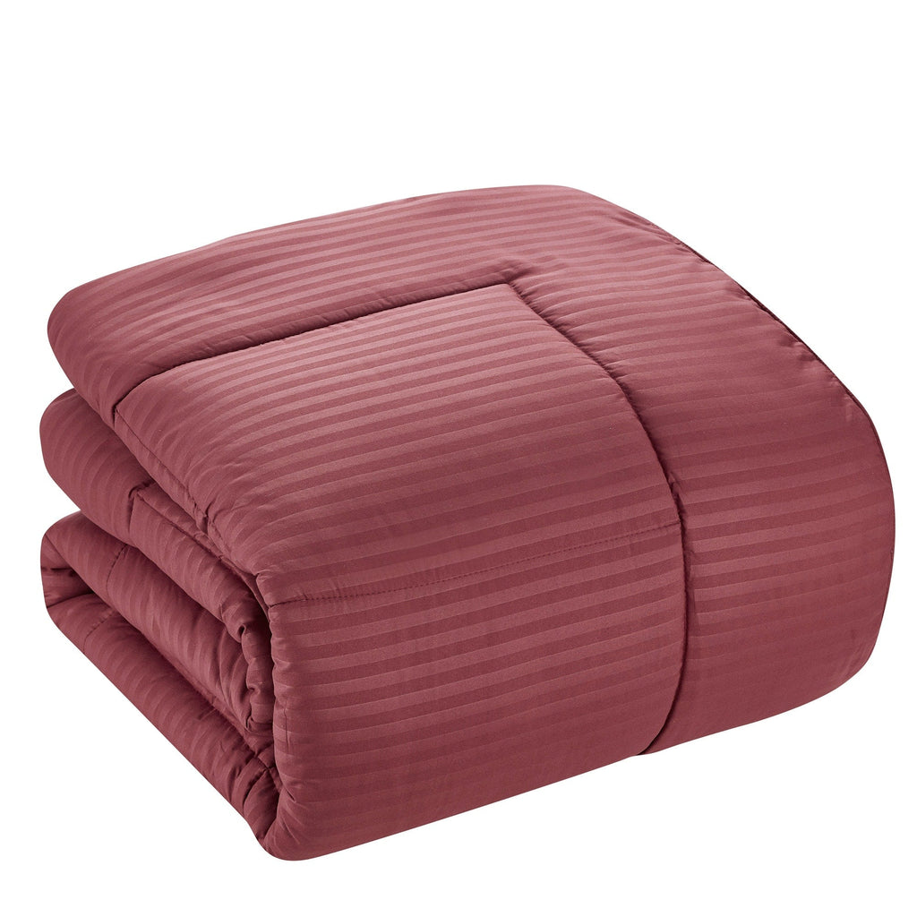 Parure de lit alternative 8 pièces en tissu doux Dobby avec draps