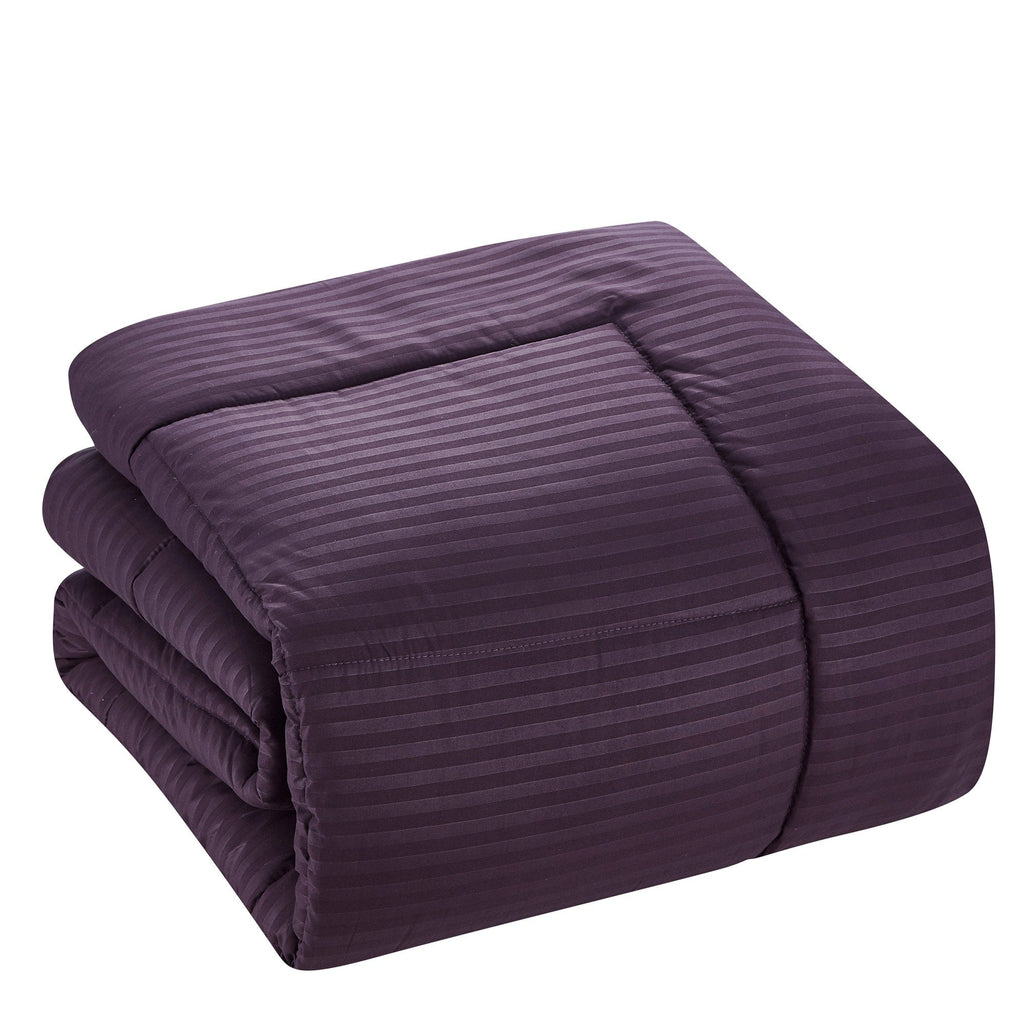 Parure de lit alternative 8 pièces en tissu doux Dobby avec draps