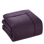 Parure de lit alternative 8 pièces en tissu doux Dobby avec draps