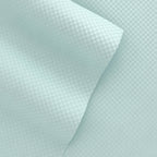Ensemble de draps à poche profonde Soft Essentials doublement brossé à carreaux gaufrés, 4 pièces