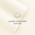 Ensemble de draps à poche profonde Soft Essentials doublement brossé à carreaux gaufrés, 4 pièces