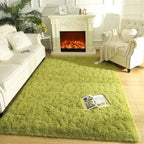 Tapis d'intérieur doux et moelleux, moderne et moelleux - 4' x 5,3'
