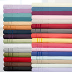 Ensemble de draps 5 pièces en microfibre douce pour lit king size