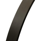 Miroir mural rond classique avec cadre en bois