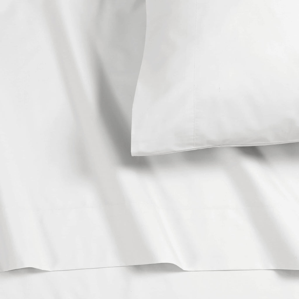 Parure de draps en percale de coton 300 fils, unie ou imprimée, à poches extra profondes
