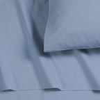 Parure de draps en percale de coton 300 fils, unie ou imprimée, à poches extra profondes