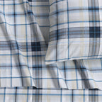Parure de draps en percale de coton 300 fils, unie ou imprimée, à poches extra profondes
