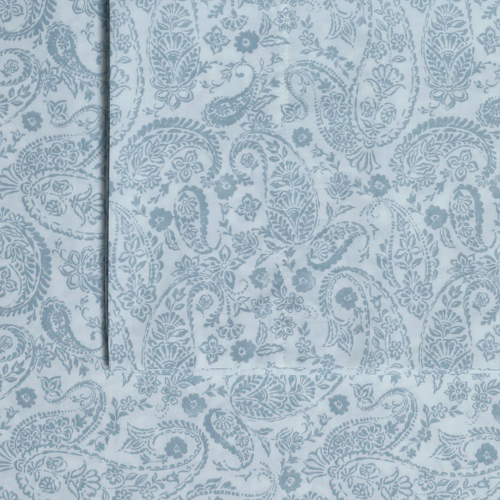 Parure de draps en percale de coton 300 fils, unie ou imprimée, à poches extra profondes