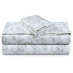Parure de draps en percale de coton 300 fils, unie ou imprimée, à poches extra profondes