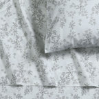 Parure de draps en percale de coton 300 fils, unie ou imprimée, à poches extra profondes