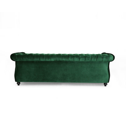 Canapé capitonné Somerville Chesterfield en velours par Christopher Knight Home