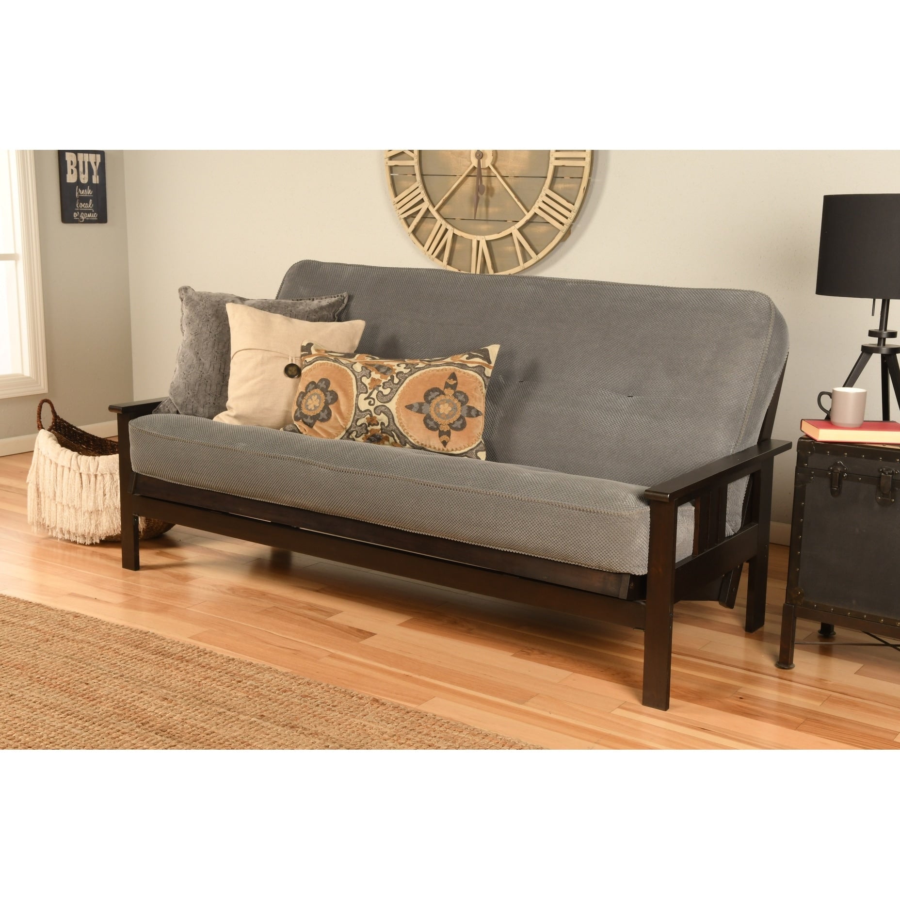 Matelas futon de remplacement Somette en mousse haute densité et ressorts pleine grandeur (cadre non inclus)