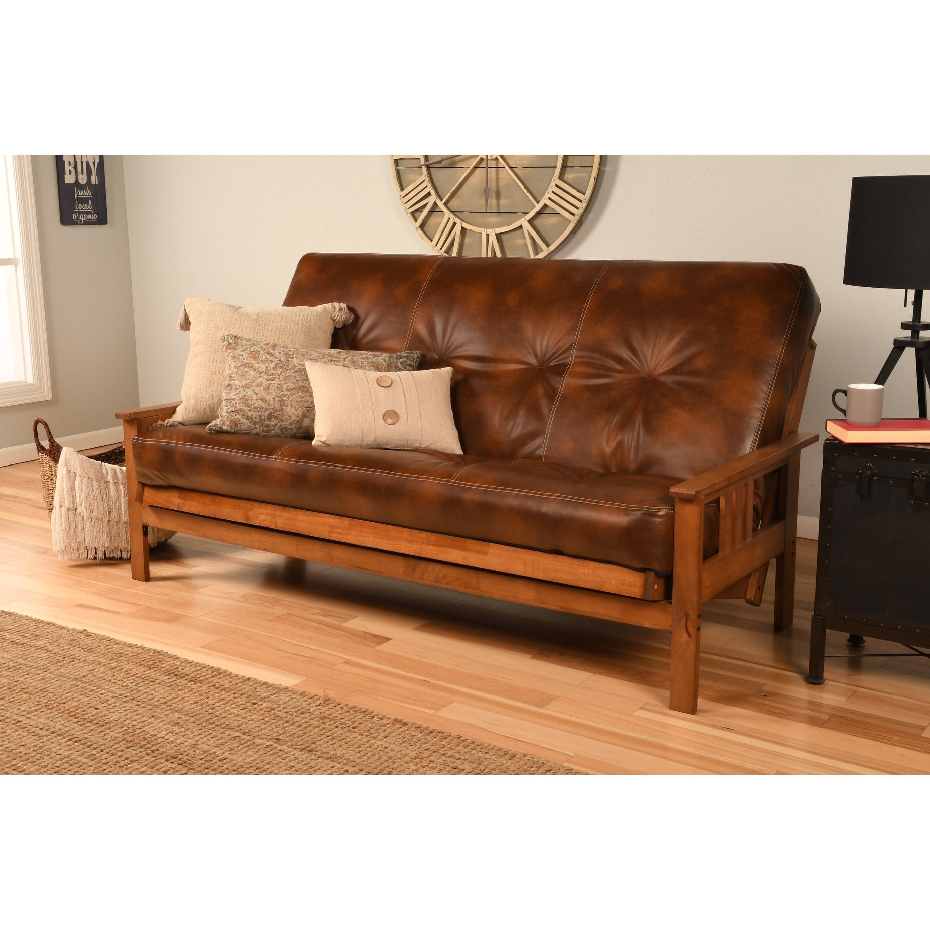 Matelas futon de remplacement Somette en mousse haute densité et ressorts pleine grandeur (cadre non inclus)