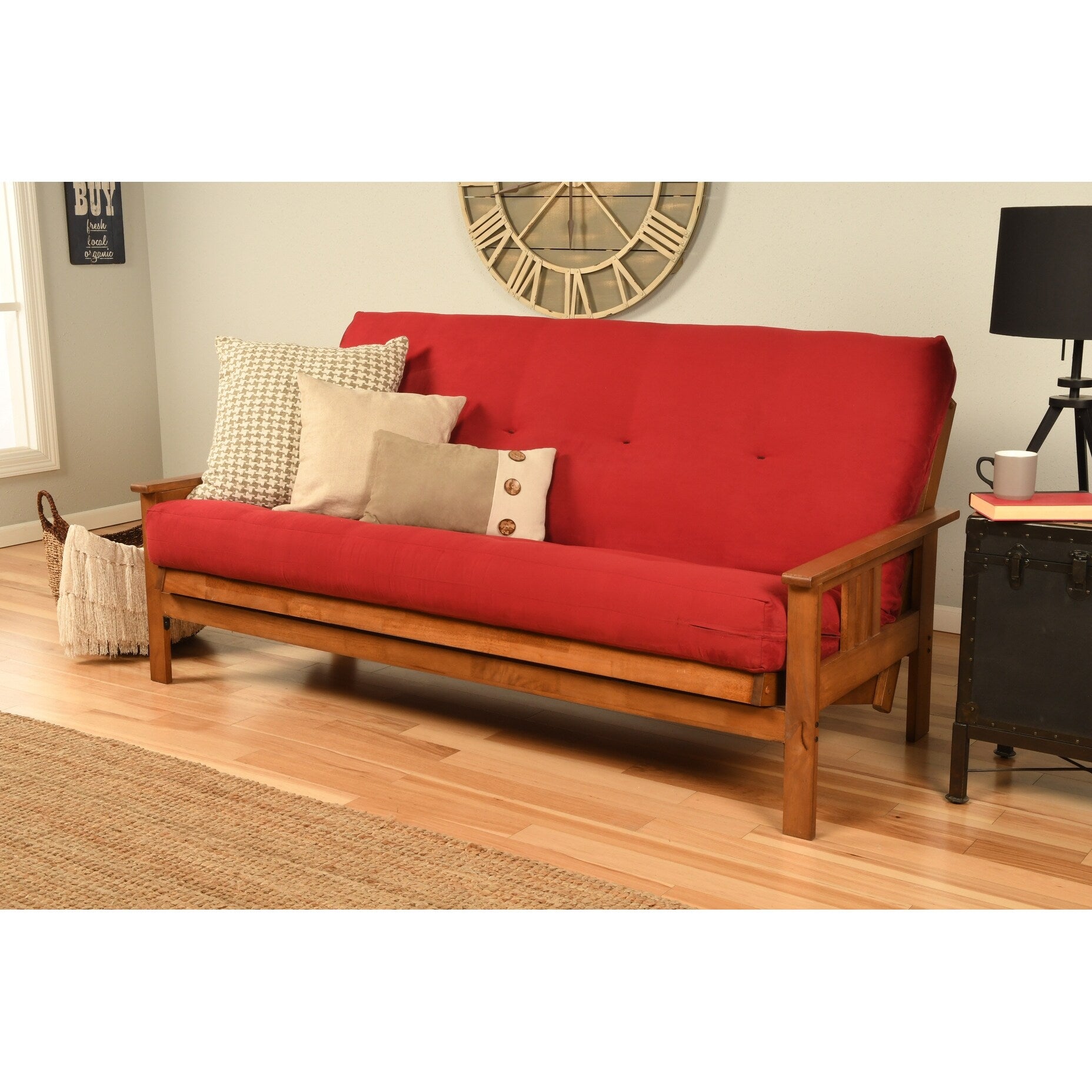 Matelas futon de remplacement Somette en mousse haute densité et ressorts pleine grandeur (cadre non inclus)