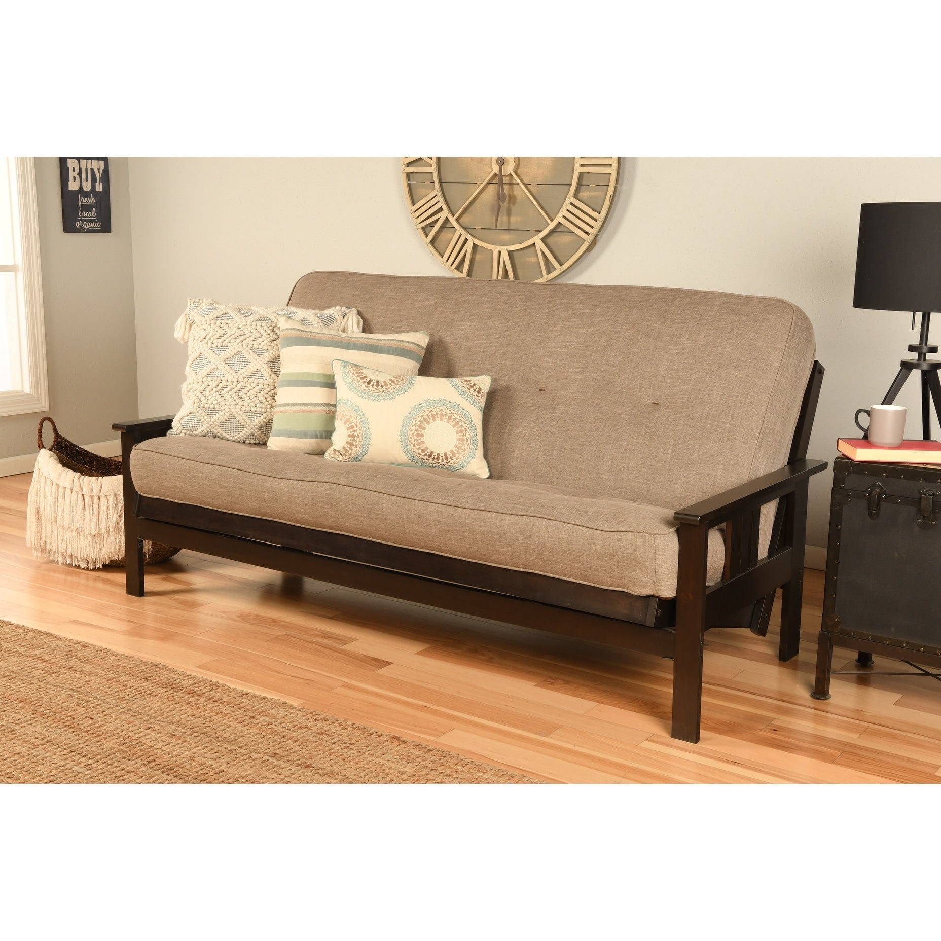 Matelas futon de remplacement Somette en mousse haute densité et ressorts pleine grandeur (cadre non inclus)