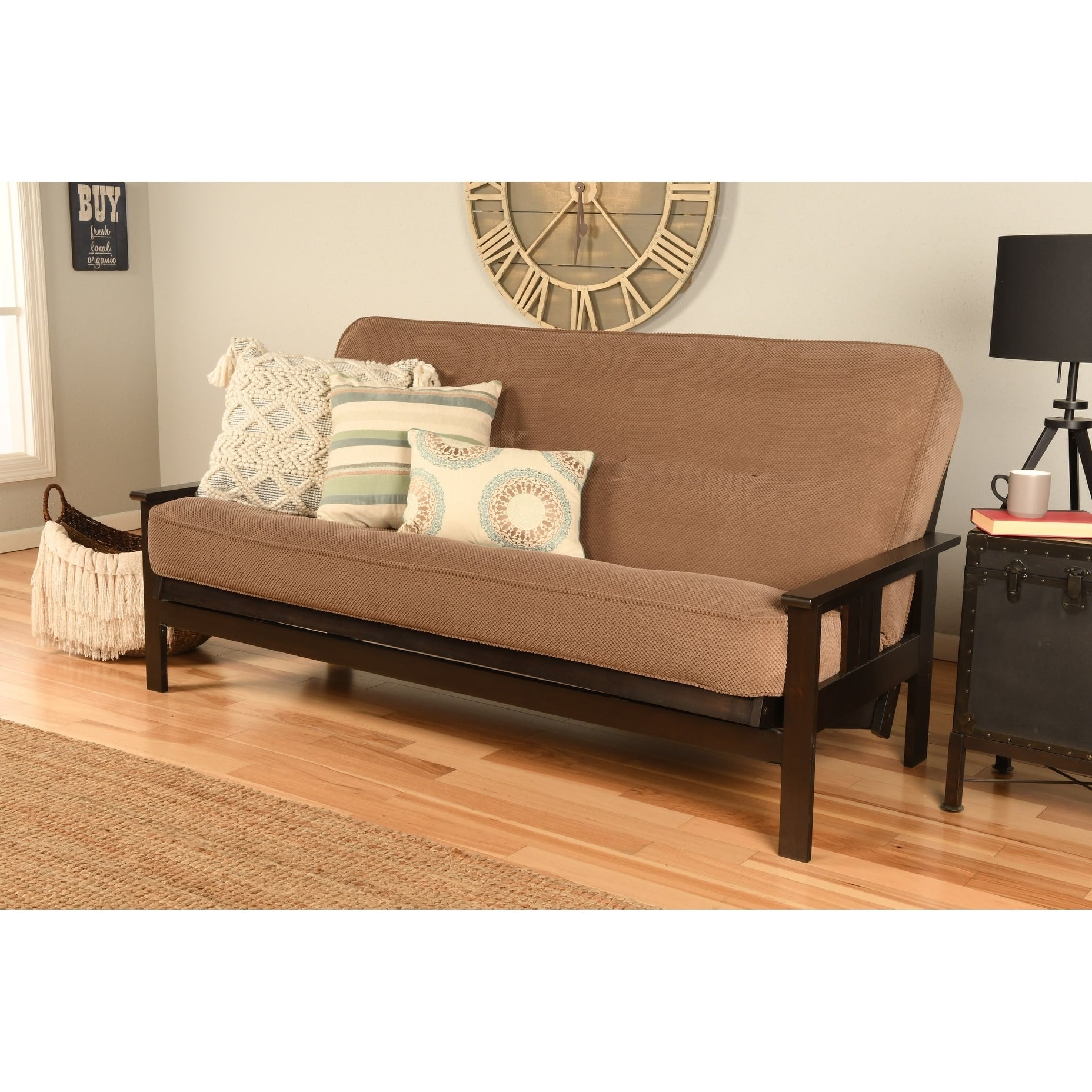 Matelas futon de remplacement Somette en mousse haute densité et ressorts pleine grandeur (cadre non inclus)