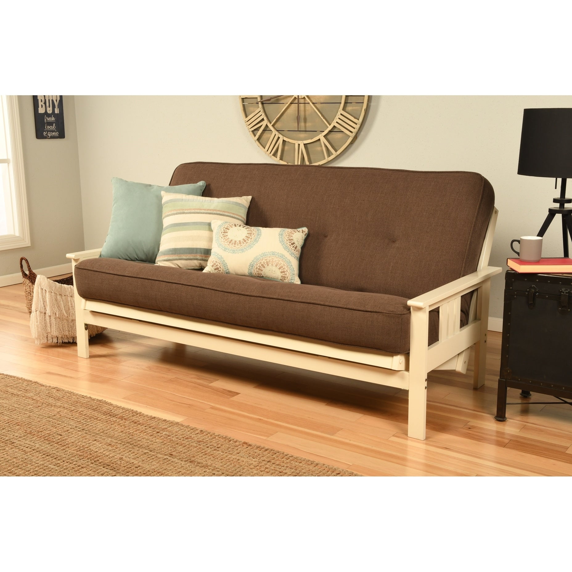 Matelas futon de remplacement Somette en mousse haute densité et ressorts pleine grandeur (cadre non inclus)