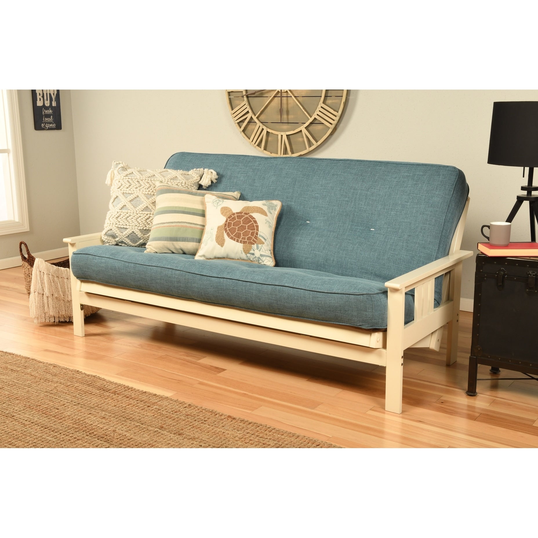 Matelas futon de remplacement Somette en mousse haute densité et ressorts pleine grandeur (cadre non inclus)