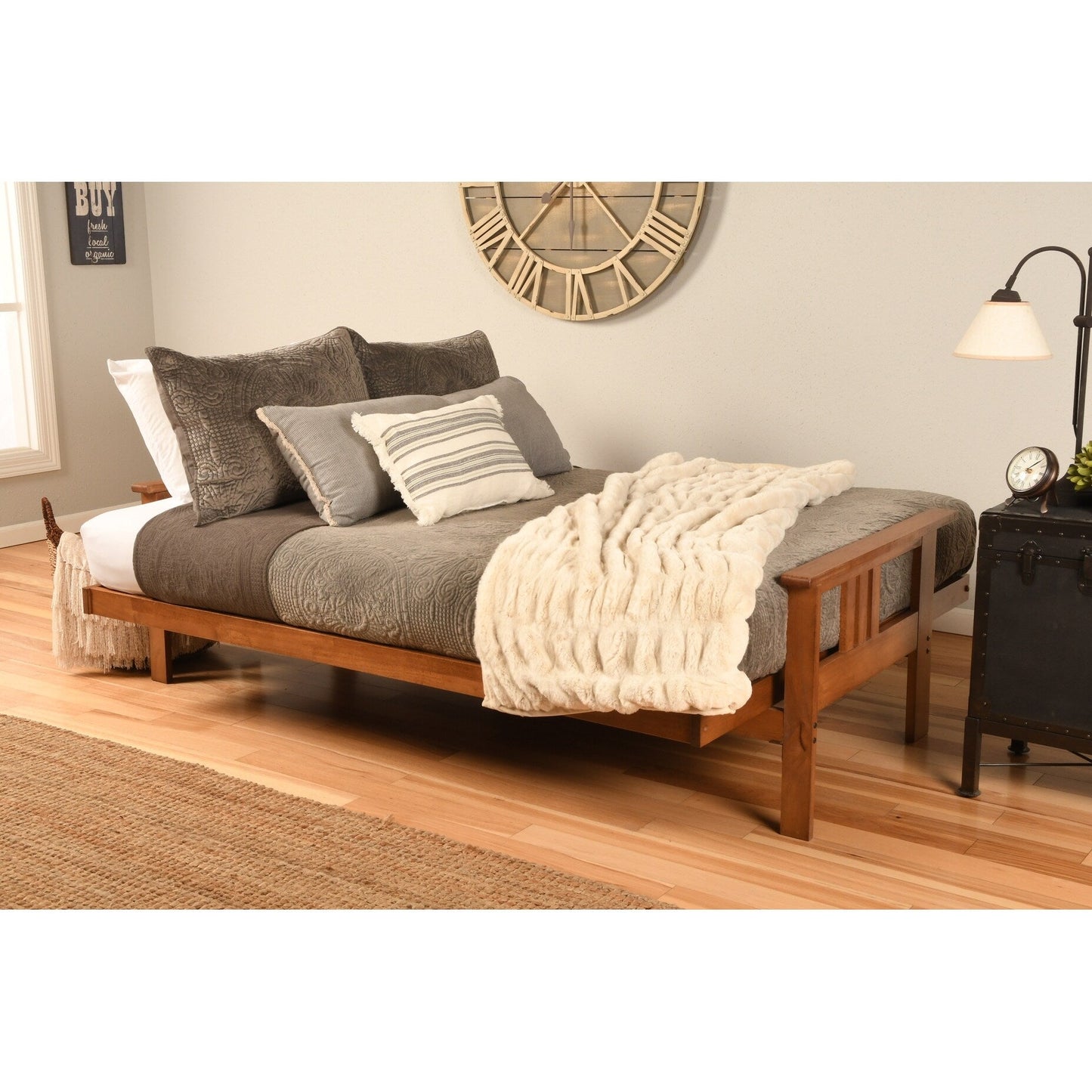 Canapé Somette Monterey en finition Barbade avec housse de matelas amovible en lin