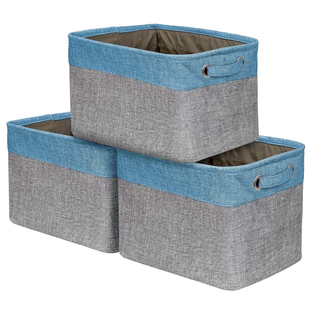 Ensemble de grands paniers de rangement Sorbus (lot de 3)